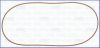 AJUSA 11053500 Gasket, cylinder head cover